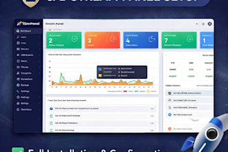 setup xui one, xtream UI on your vps and 1stream panel setup