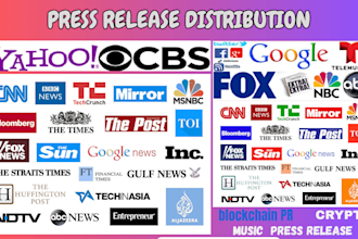 do press release distribution submit PR writing crpto pr digital pr music pr