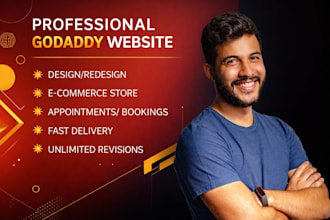 redesign godaddy website, godaddy redesign, godaddy website design