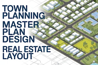 design town planning master plan for efficient land development
