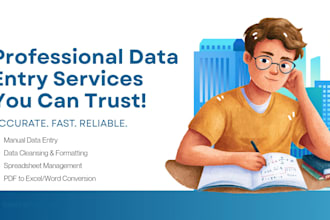 do professional data entry and copy paste tasks