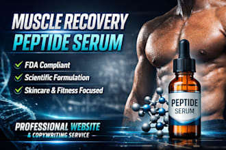 build fda compliant muscle recovery scientific supply skin care peptide website