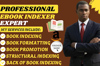 do book indexing, back of book indexing, book index layout and book formatting
