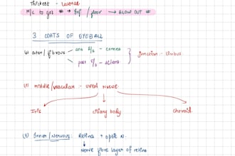 create high quality mbbs medical notes for exams
