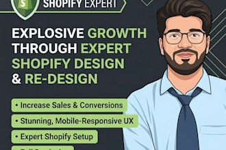 design or redesign shopify drop shipping website and improve responsiveness