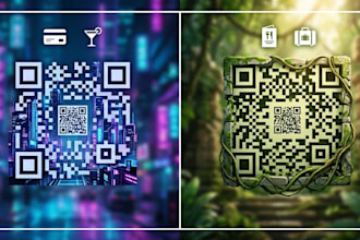 design functional ai qr code menus for luxury restaurants and hotels