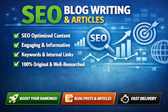 write SEO friendly blogs and articles