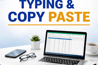 do copy paste, typing, PDF to word, data entry