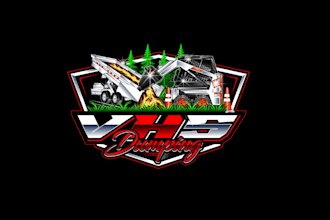 create high quality beautiful skid steer and dump trailer logo design