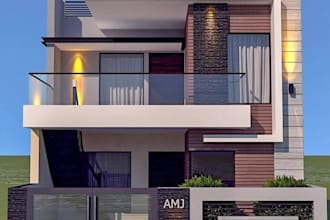 do professional architectural design and 3d rendering in d5 render and lumion