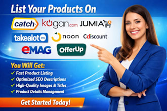 setup list products on catch kogan jumia takealot noon cdiscount emag offerup
