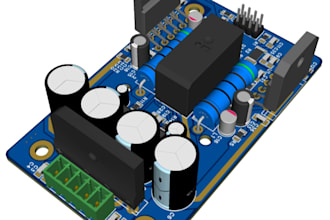 design dc dc power supply pcb with low noise layout and manufacturing files