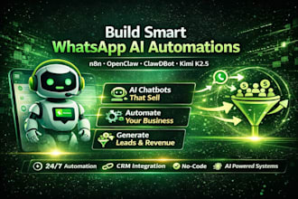 n8n automation openclaw clawdbot kimi k2 5 whatsapp chatbot n8n workflow expert