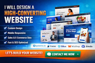 design systeme io framer silex sitew wizishop weebly jimdo mobirise website