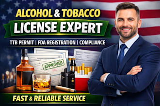 handle alcohol and tobacco license, ttb permit, fda compliance and registration
