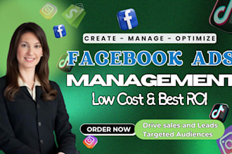 facebook ads campaign, instagram meta ads manager paid social media tiktok ads