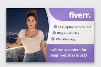 write website content as your copywriter
