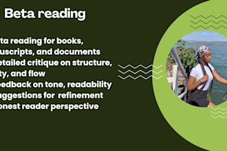 beta read your writing and provide detailed feedback