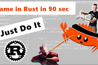 become your rust programmer and rust chat bot developer