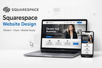 design a modern squarespace website or redesign your squarespace site