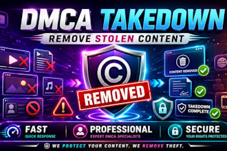 remove copyright content from google facebook tiktok reddit