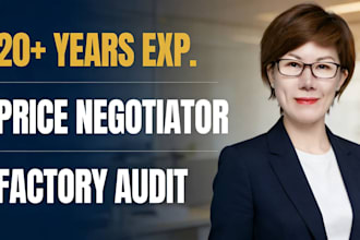 negotiate and audit china factories