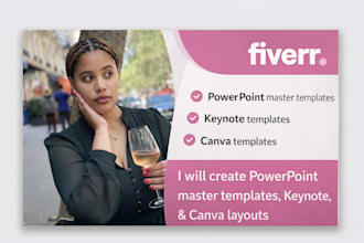 do powerpoint presentation, keynote and google slides design