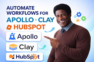 do automation workflows and management on apollo apollo io clay com hubspot crm