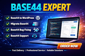 base44, base44 expert, base44 to workpress, migrate base44, base44 bug fixing