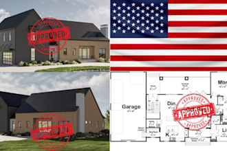 prepare permit ready architectural mep drawings with pe stamp for texas wa ct or