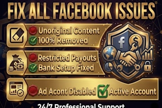 be your facebook expert for ads, monetization, and fixing any issues