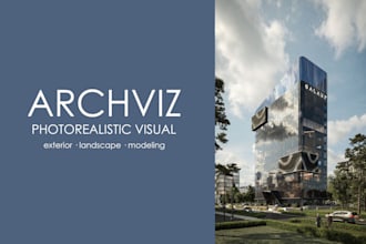 create exterior archviz renders
