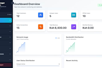 provide complete isp billing  for hotstpot and pppoe automated with mikrotik
