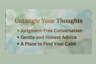 be your safe space to talk