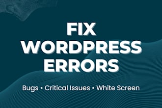fix wordpress errors, bugs, speed, and email issues