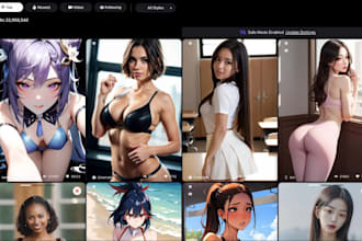 make ai nsfw chat website, ai girlfriend app, ai saas chatbot with ai features