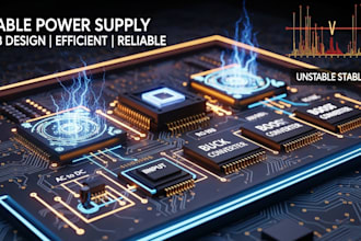 power supply pcb, voltage regulator, and efficient power circuit