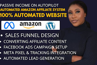 setup facebook ads for amazon affiliate website and converting website content