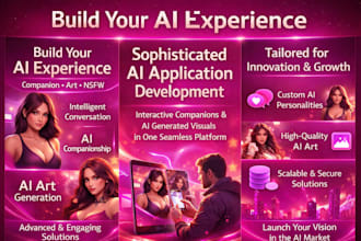 develop ai  nsfw app, ai companion app, boyfriend app, ai art app, chat app