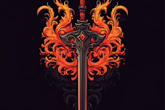 do fantasy game logo and branding