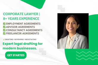 draft employment, consultancy and freelancer agreements