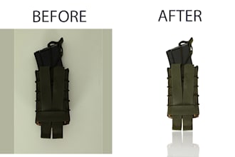 professionally retouch tactical gear and equipment photos