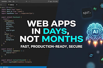 develop a custom mvp or web application with full testing and deployment