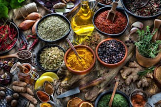 provide 100g of premium organic ceylon moringa powder and spices from sri lanka