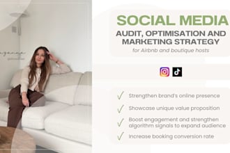 audit and optimise instagram or tiktok for airbnb and short term rental