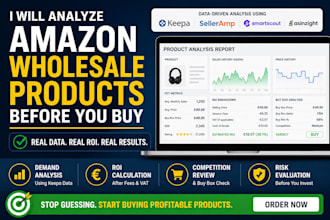 analyze amazon products before you buy with real ROI