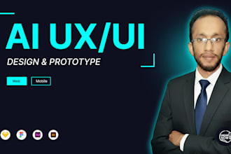 design modern mobile app UI UX for ios and android