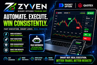 code pocket option automated script, indicator and strategy for options