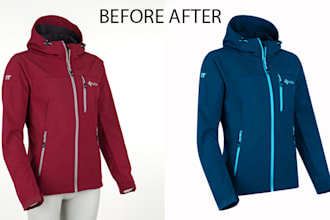 do realistic clothing color change in photoshop