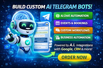 build a custom ai telegram bot